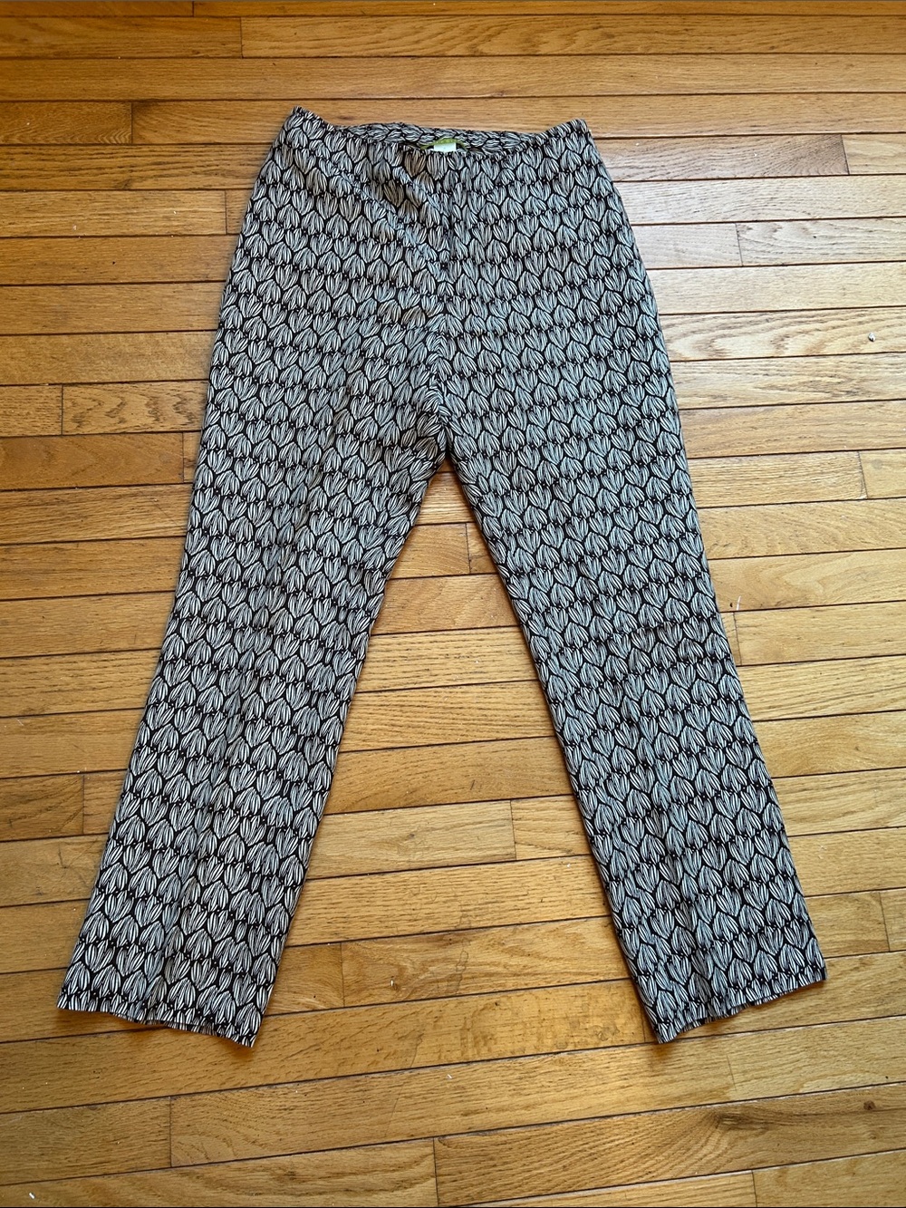 Sigrid Olsen Women’s Patterned brown  and beige Pants